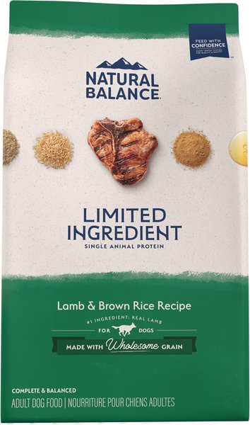 Natural Balance dog food bag