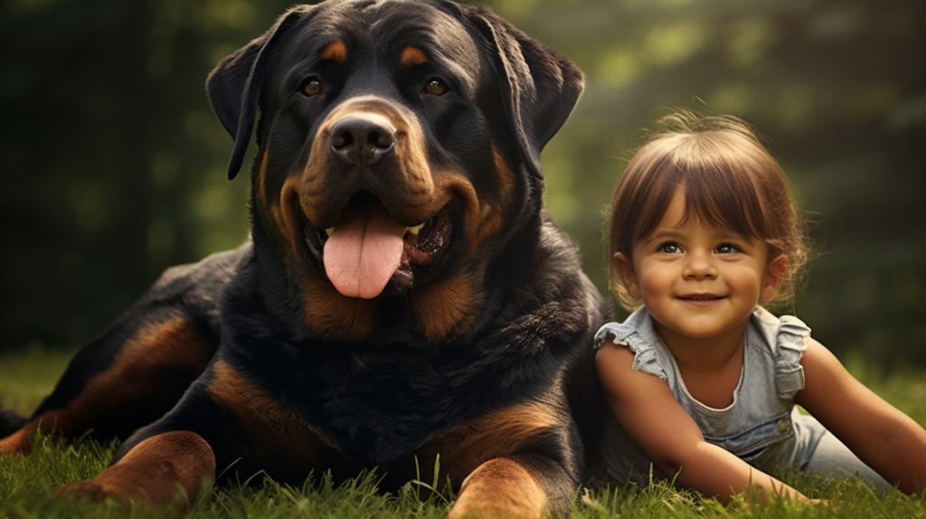 are rottweilers good with kids